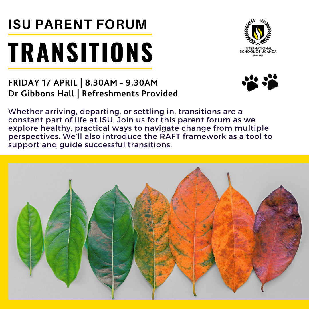 Parent Forum: Transitions