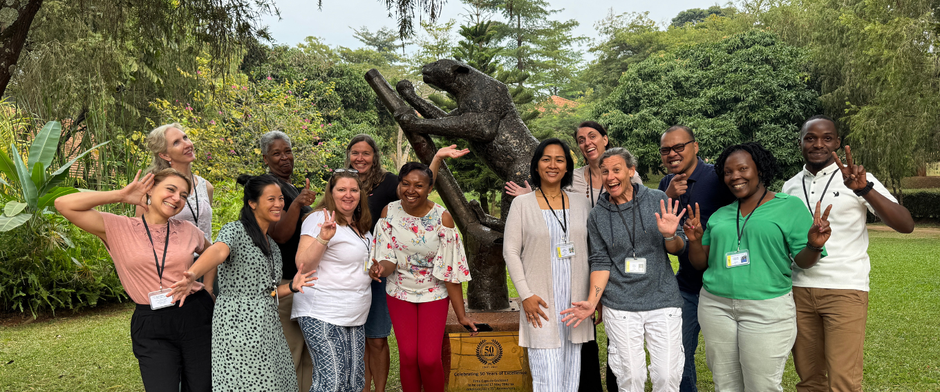 group of 6 educators smaling 